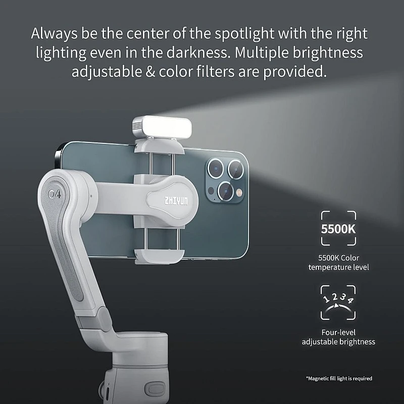 zhi yun Smooth Q4 3-Axis Gimbal Stabilizer for Smartphone zhi yun Smooth Q4 3-Axis Gimbal Stabilizer for Smartphone