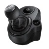 Logitech G Driving Force Racing Wheels Shifter for G29, G920 & G923, 6 Speed, Push Down Reverse Gear, Steel and Leather Construction - Black Logitech G Driving Force Racing Wheels Shifter for G29, G920 & G923, 6 Speed, Push Down Reverse Gear, Steel and Leather Construction - Black