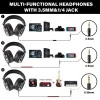 OneOdio Over Ear Headphones Studio Wired Bass Headsets with 50mm Driver, Foldable Lightweight Headphones with Shareport and Mic for DJ Monitoring Mixing Guitar PC TV (Pro-50) OneOdio Over Ear Headphones Studio Wired Bass Headsets with 50mm Driver, Foldable Lightweight Headphones with Shareport and Mic for DJ Monitoring Mixing Guitar PC TV (Pro-50)
