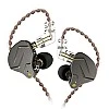 KZ ZSN Pro Dynamic Hybrid Dual Driver in Ear Earphones Detachable Tangle-Free Cable Musicians in-Ear Earbuds Headphones (Gray Without Mic) KZ ZSN Pro Dynamic Hybrid Dual Driver in Ear Earphones Detachable Tangle-Free Cable Musicians in-Ear Earbuds Headphones (Gray Without Mic)