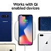 Spigen F301W, 10W Fast Wireless Charger Compatible For All Qi-Enabled Smartphones, Cellular Phones And More - White Spigen F301W, 10W Fast Wireless Charger Compatible For All Qi-Enabled Smartphones, Cellular Phones And More - White