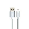 Honeywell USB 2.0 to Lightning cable,MFI-certified Apple original lighting cable, Fast Charging, Nylon-Braided sync and charge cable for iPhone, iPad, Airpods, iPod, 4 Feet (1.2M)- Silver Honeywell USB 2.0 to Lightning cable,MFI-certified Apple original lighting cable, Fast Charging, Nylon-Braided sync and charge cable for iPhone, iPad, Airpods, iPod, 4 Feet (1.2M)- Silver