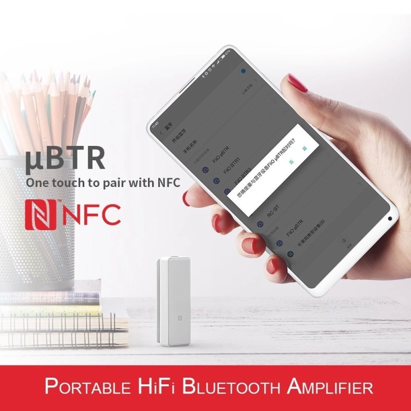 FiiO uBTR HiFi Bluetooth Receiver (White)- FiiO uBTR HiFi Bluetooth Receiver (White)-