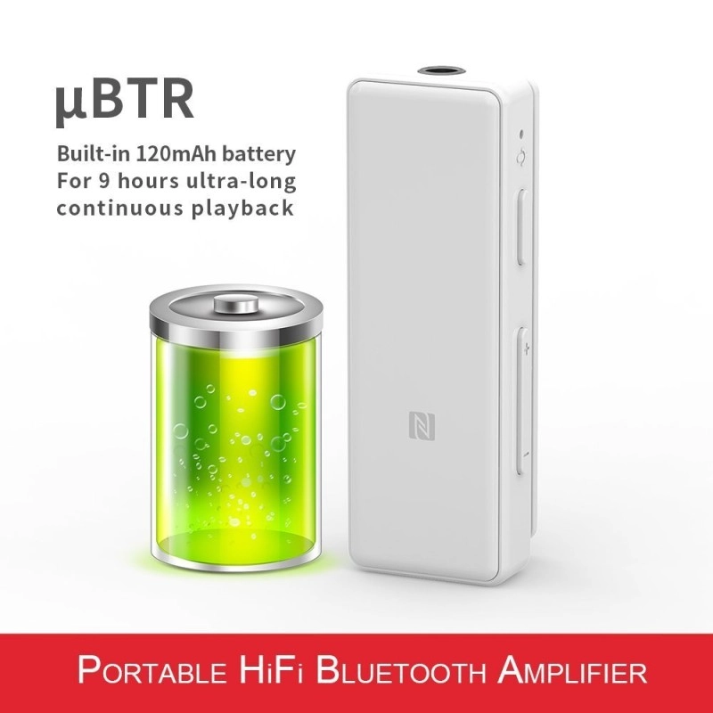 FiiO uBTR HiFi Bluetooth Receiver (White)- FiiO uBTR HiFi Bluetooth Receiver (White)-