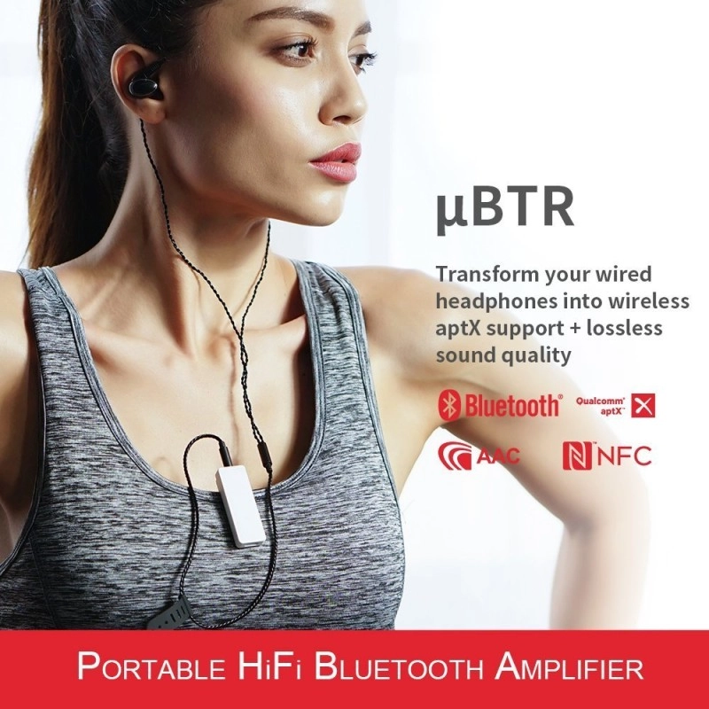 FiiO uBTR HiFi Bluetooth Receiver (White)- FiiO uBTR HiFi Bluetooth Receiver (White)-