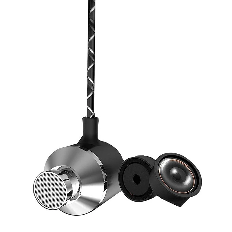 PTron Flux HBE (High Bass Earphones) in-Ear Stereo Wired Headphones with Mic - (Black) PTron Flux HBE (High Bass Earphones) in-Ear Stereo Wired Headphones with Mic - (Black)