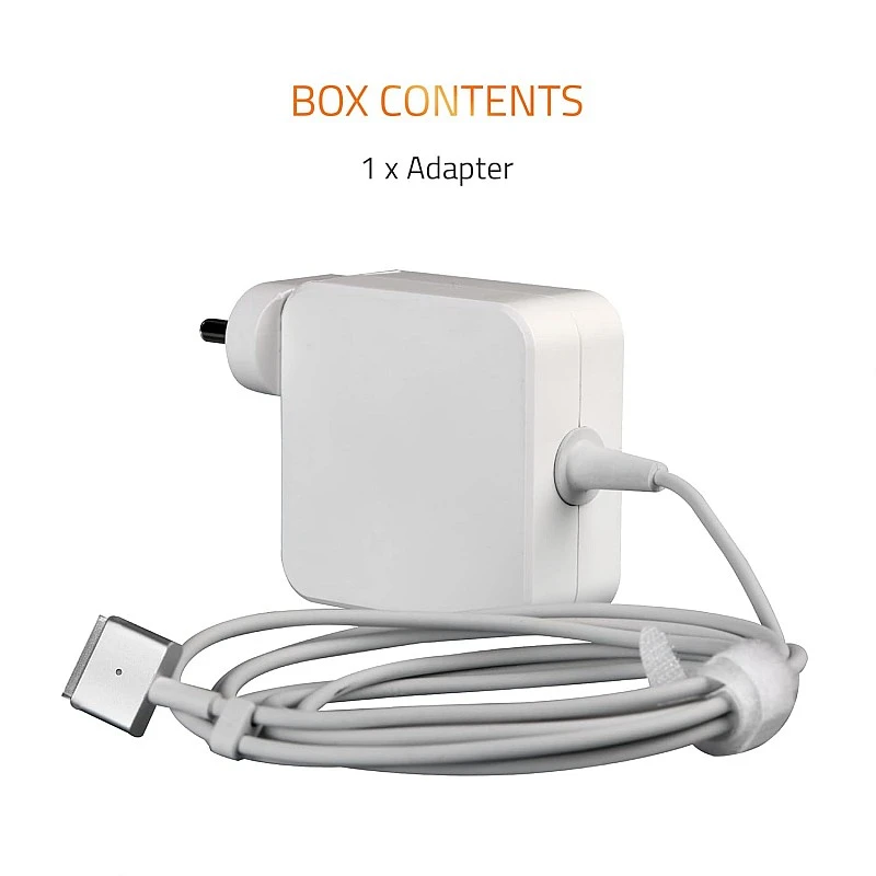 Artis AR-45W-MG2 45 Watts MG2 Laptop Adapter/Charger Compatible with MB Air 13” & MB Air 11” (14.5 V, 3.1 A) Connector: MG2 (T Tip Connector) Artis AR-45W-MG2 45 Watts MG2 Laptop Adapter/Charger Compatible with MB Air 13” & MB Air 11” (14.5 V, 3.1 A) Connector: MG2 (T Tip Connector)