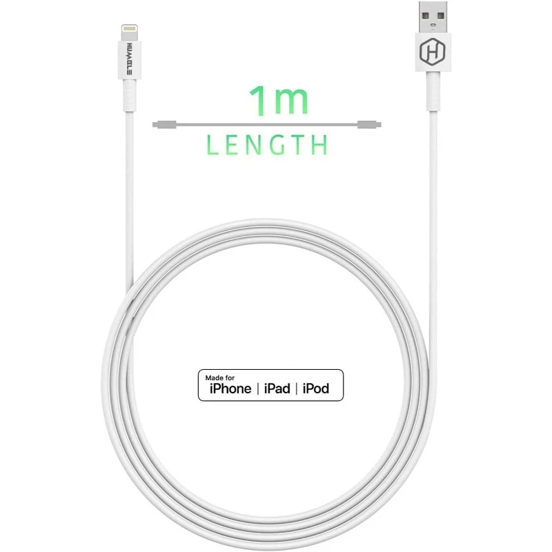 Humble USB 2.0 A Charge & Sync Fast Charging Cable Compatible for iPhone, iPad, and iPod Charge & Sync (3 Months Warranty)- Humble USB 2.0 A Charge & Sync Fast Charging Cable Compatible for iPhone, iPad, and iPod Charge & Sync (3 Months Warranty)-