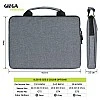 Gizga Essentials Laptop Bag Sleeve Case Cover Pouch with Handle for 15.6 inches Laptop, Padded Laptop Compartment, Premium Zipper Closure Water Repellent Nylon Fabric, Grey Gizga Essentials Laptop Bag Sleeve Case Cover Pouch with Handle for 15.6 inches Laptop, Padded Laptop Compartment, Premium Zipper Closure Water Repellent Nylon Fabric, Grey