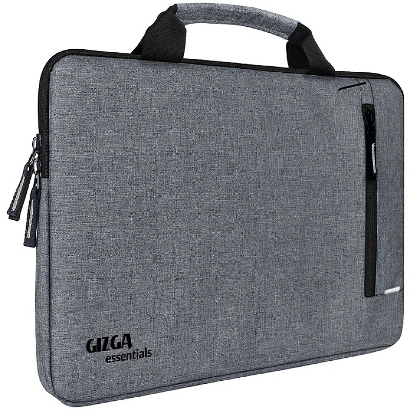 Gizga Essentials Laptop Bag Sleeve Case Cover Pouch with Handle for 15.6 inches Laptop, Padded Laptop Compartment, Premium Zipper Closure Water Repellent Nylon Fabric, Grey Gizga Essentials Laptop Bag Sleeve Case Cover Pouch with Handle for 15.6 inches Laptop, Padded Laptop Compartment, Premium Zipper Closure Water Repellent Nylon Fabric, Grey