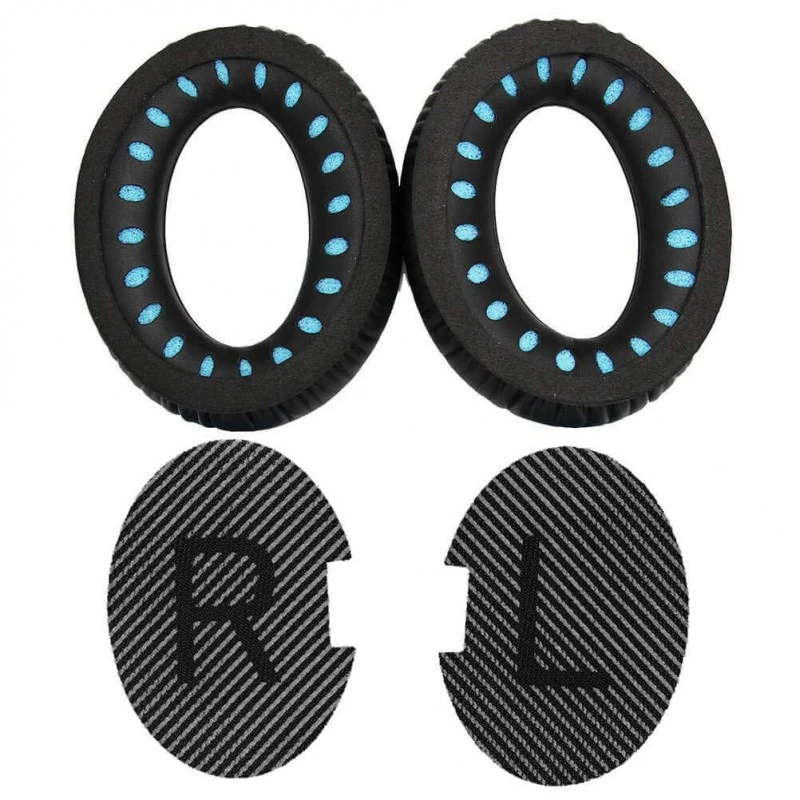 Parzo Ear Pads Cushions for Bose - Compatible with Quietcomfort QC25 / QC35 / AE2 Wireless / AE2w / Sound True/Sound Link (Around-Ear Only) Headphones (Black Cushion + Grey Mat) Parzo Ear Pads Cushions for Bose - Compatible with Quietcomfort QC25 / QC35 / AE2 Wireless / AE2w / Sound True/Sound Link (Around-Ear Only) Headphones (Black Cushion + Grey Mat)