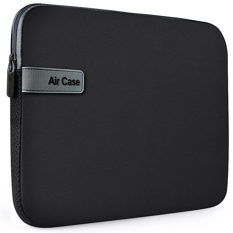 AirCase 13.3" Laptop Sleeve, Fits MacBook Pro/Air M1/M2, Wrinkle-Free, Padded, Water-Resistant Neoprene, for Men & Women, Black AirCase 13.3" Laptop Sleeve, Fits MacBook Pro/Air M1/M2, Wrinkle-Free, Padded, Water-Resistant Neoprene, for Men & Women, Black