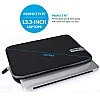 AirCase 13.3" Laptop Sleeve, Fits MacBook Pro/Air M1/M2, Wrinkle-Free, Padded, Water-Resistant Neoprene, for Men & Women, Black AirCase 13.3" Laptop Sleeve, Fits MacBook Pro/Air M1/M2, Wrinkle-Free, Padded, Water-Resistant Neoprene, for Men & Women, Black