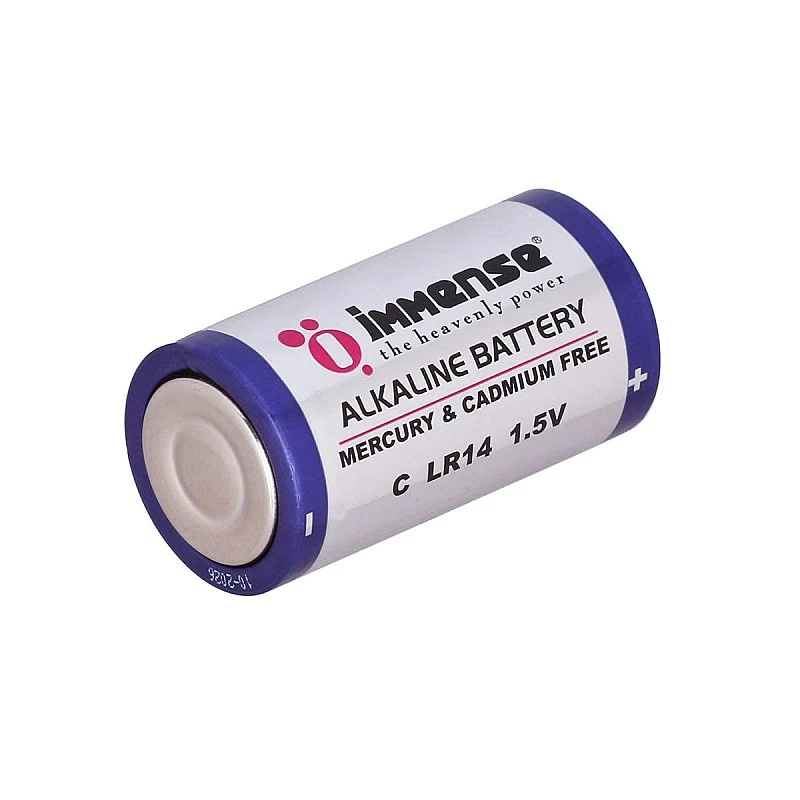 Immense C LR14 Alkaline Batteries – High Capacity 1.5V, Ultra Long-Lasting, Leak-Proof Design, Ideal for High-Drain Devices – 24 Battery Immense C LR14 Alkaline Batteries – High Capacity 1.5V, Ultra Long-Lasting, Leak-Proof Design, Ideal for High-Drain Devices – 24 Battery