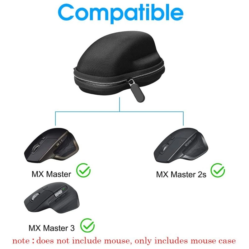 ELEPHANTBOAT Portable Protector Case Cover Storage Bag Carry Travel Hard Case for MX Master/Master 2S Wireless Bluetooth Mouse ELEPHANTBOAT Portable Protector Case Cover Storage Bag Carry Travel Hard Case for MX Master/Master 2S Wireless Bluetooth Mouse