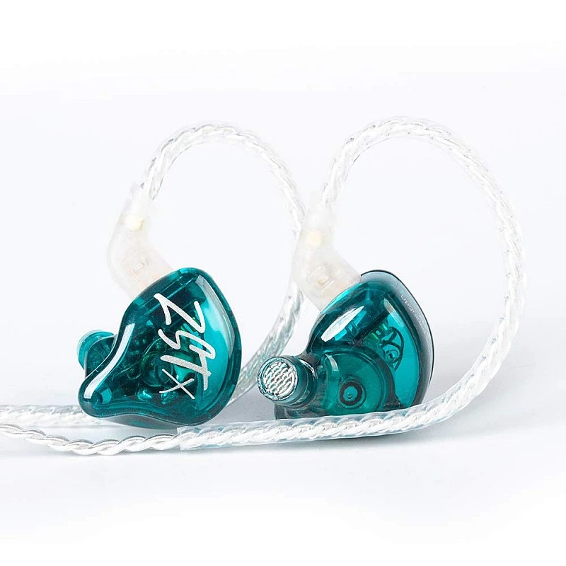 Yinyoo KZ ZSTX Earphones Wired with Microphone Hybrid 1BA+1DD in Ear Monitor Earbuds Balance Armature with Dynamic in-Ear Earphone Headphones HiFi Headset(with mic, Cyan) Yinyoo KZ ZSTX Earphones Wired with Microphone Hybrid 1BA+1DD in Ear Monitor Earbuds Balance Armature with Dynamic in-Ear Earphone Headphones HiFi Headset(with mic, Cyan)