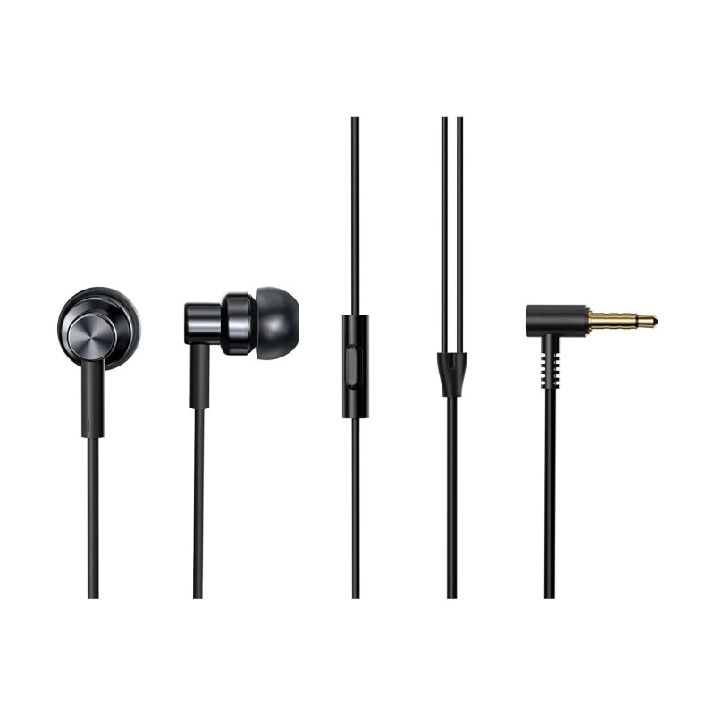 REDMI Wired High Definition in-Ear Earphones with in-Built HD Mic, Hi-Res Audio Certified, 10 mm Driver, Metal Sound Chamber for Dynamic Bass (Black) REDMI Wired High Definition in-Ear Earphones with in-Built HD Mic, Hi-Res Audio Certified, 10 mm Driver, Metal Sound Chamber for Dynamic Bass (Black)
