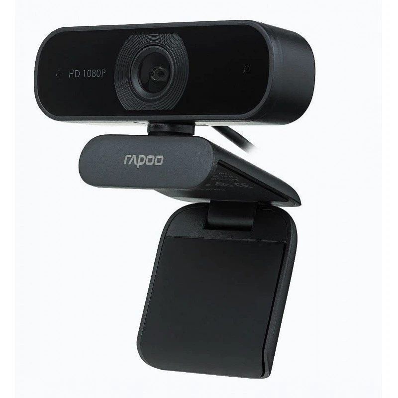 HD Webcam with Microphone, RAPOO C260 USB 1080P, Built-in Dual Noise Reduction Mics, 95-Degree Wide Angle, Zoom/Skype/Teams, Conferencing and Video Calls HD Webcam with Microphone, RAPOO C260 USB 1080P, Built-in Dual Noise Reduction Mics, 95-Degree Wide Angle, Zoom/Skype/Teams, Conferencing and Video Calls