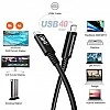 Cablecreation Usb-If Certified Usb 4 Thunderbolt 4/3, Usb4 40Gbps 100W Charging, 8K 30Hz Or Dual 4K 60Hz Video Cable Compatible For Laptop, Monitor (Black, 2.6Ft) Cablecreation Usb-If Certified Usb 4 Thunderbolt 4/3, Usb4 40Gbps 100W Charging, 8K 30Hz Or Dual 4K 60Hz Video Cable Compatible For Laptop, Monitor (Black, 2.6Ft)