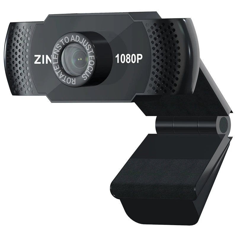 Zinq Full HD 1080P 2.1 Megapixel 30 FPS USB Webcam with Built-in Mic, Plug and Play for PC/Mac/Laptop Video Calling for Skype, Meet, FaceTime, WebEx, Zoom, Microsoft Teams Zinq Full HD 1080P 2.1 Megapixel 30 FPS USB Webcam with Built-in Mic, Plug and Play for PC/Mac/Laptop Video Calling for Skype, Meet, FaceTime, WebEx, Zoom, Microsoft Teams