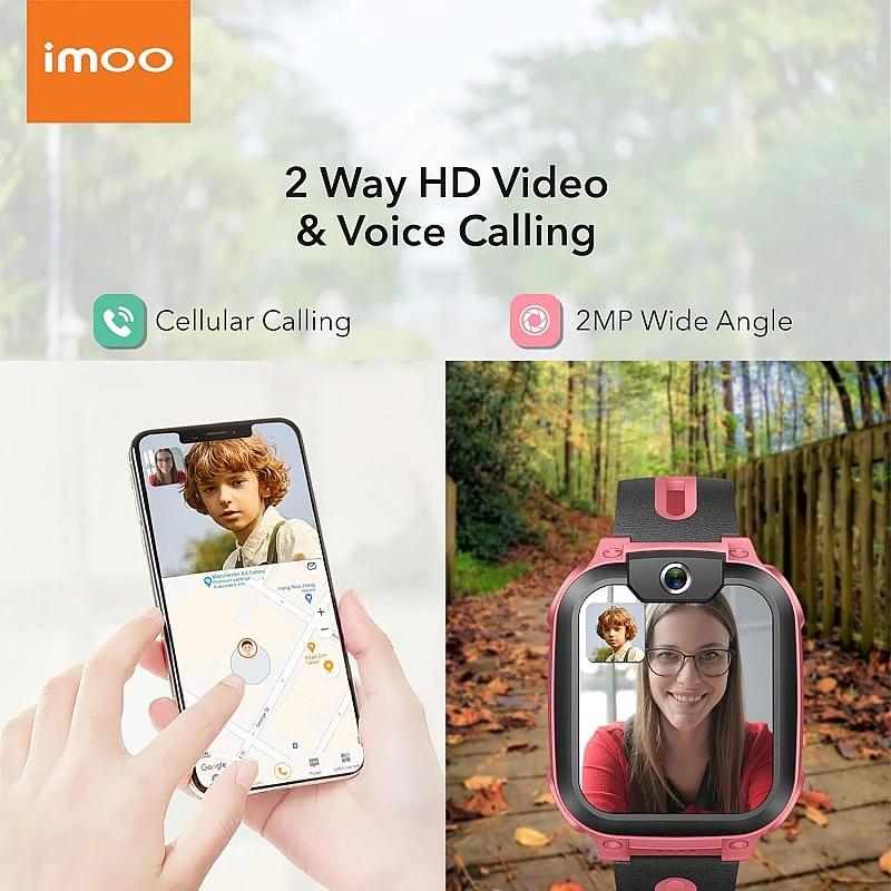 IMOO Watch Phone Z1, 4G Kids Smartwatch, Video & Call, GPS Locating, IPX8 Water-Resistant (Pink) IMOO Watch Phone Z1, 4G Kids Smartwatch, Video & Call, GPS Locating, IPX8 Water-Resistant (Pink)