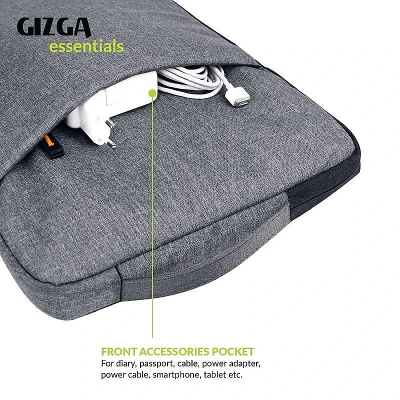 Gizga Essentials laptopss Bag Sleeve Case Cover Pouch for 15.6 Inch laptopsss for Men & Women, Padded laptopss Compartment, Free Accessories Pouch, Premium Zipper Closure, Water Repellent Nylon Fabric, Grey Gizga Essentials laptopss Bag Sleeve Case Cover Pouch for 15.6 Inch laptopsss for Men & Women, Padded laptopss Compartment, Free Accessories Pouch, Premium Zipper Closure, Water Repellent Nylon Fabric, Grey