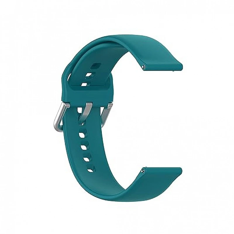 HUMBLE Silicone 19mm Replacement Band Strap with Metal Buckle Compatible with Noise Colorfit Pro 2, Boat Storm Smart Watch & Watches with 19mm Lugs HUMBLE Silicone 19mm Replacement Band Strap with Metal Buckle Compatible with Noise Colorfit Pro 2, Boat Storm Smart Watch & Watches with 19mm Lugs