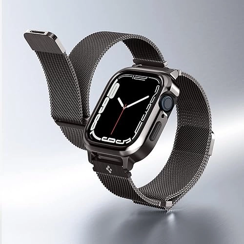 Spigen Metal Fit Pro Designed for Apple Watch Case with Band Series 9/8/SE2/7/6/SE/5/4 (41mm/40mm) - Black Spigen Metal Fit Pro Designed for Apple Watch Case with Band Series 9/8/SE2/7/6/SE/5/4 (41mm/40mm) - Black