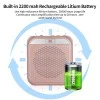 ZORBES Voice-Amplifier Microphone Headset Set - 2200 mAh, Support TF Card/Flash Drive, with Strap Belt, Portable Voice Amplifier for Teachers ZORBES Voice-Amplifier Microphone Headset Set - 2200 mAh, Support TF Card/Flash Drive, with Strap Belt, Portable Voice Amplifier for Teachers