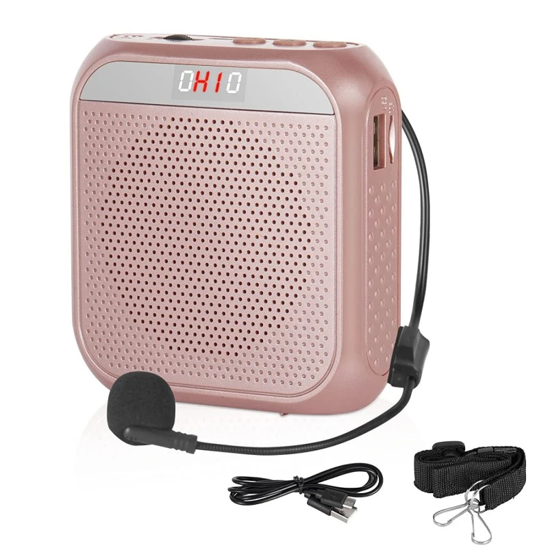 ZORBES Voice-Amplifier Microphone Headset Set - 2200 mAh, Support TF Card/Flash Drive, with Strap Belt, Portable Voice Amplifier for Teachers ZORBES Voice-Amplifier Microphone Headset Set - 2200 mAh, Support TF Card/Flash Drive, with Strap Belt, Portable Voice Amplifier for Teachers