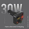 Portronics Auto 20 Smart Audio Connector with Mobile Charger(Type C + QC 3.0), Latest Bluetooth 5.1, 30W Output, Handsfree Calling, Powerful Bass Compatible with most Cars(Black) Portronics Auto 20 Smart Audio Connector with Mobile Charger(Type C + QC 3.0), Latest Bluetooth 5.1, 30W Output, Handsfree Calling, Powerful Bass Compatible with most Cars(Black)
