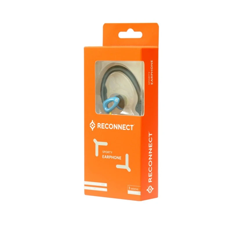 Reconnect Sporty EP SE-MIC Wired Earphone With Adjustable Ear lobes, Stereo Headset, Adjustable Ear Lobes, Sporty Look, Green Reconnect Sporty EP SE-MIC Wired Earphone With Adjustable Ear lobes, Stereo Headset, Adjustable Ear Lobes, Sporty Look, Green
