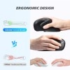iClever Ergonomic Mouse, Vertical Mouse 6 Buttons Adjustable DPI - Black iClever Ergonomic Mouse, Vertical Mouse 6 Buttons Adjustable DPI - Black