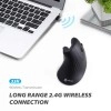 iClever Ergonomic Mouse, Vertical Mouse 6 Buttons Adjustable DPI - Black iClever Ergonomic Mouse, Vertical Mouse 6 Buttons Adjustable DPI - Black