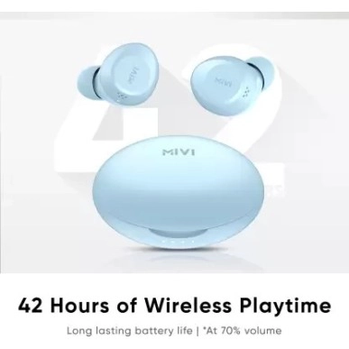 Mivi DuoPods M30 earbuds Blue