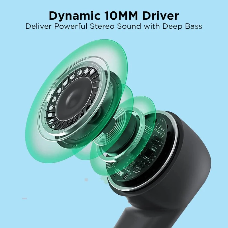 pTron Bassbuds Ultima V2 (ANC) Active Noise Cancellation Bluetooth 5.0 Wireless Headphone pTron Bassbuds Ultima V2 (ANC) Active Noise Cancellation Bluetooth 5.0 Wireless Headphone