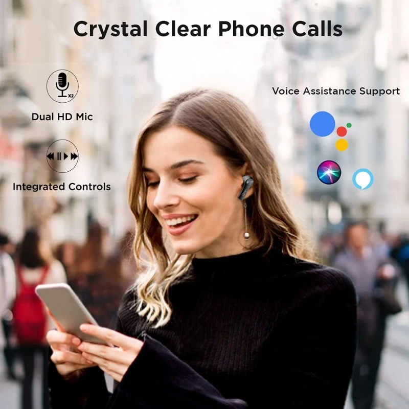 pTron Bassbuds Ultima V2 (ANC) Active Noise Cancellation Bluetooth 5.0 Wireless Headphone pTron Bassbuds Ultima V2 (ANC) Active Noise Cancellation Bluetooth 5.0 Wireless Headphone