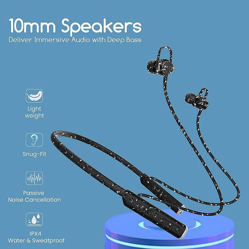 pTron Tangent Pro ENC Wireless Bluetooth 5.2 Headphones with 20Hrs Playtime (Black) pTron Tangent Pro ENC Wireless Bluetooth 5.2 Headphones with 20Hrs Playtime (Black)