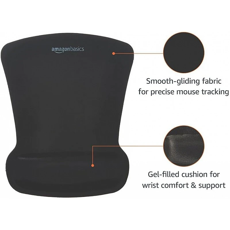 SBD089WD Gel Mouse Pad with Wrist Rest (Black) SBD089WD Gel Mouse Pad with Wrist Rest (Black)
