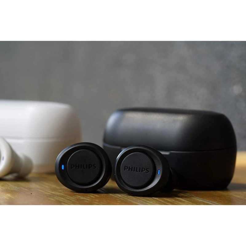PHILIPS TAT1215BK TWS with IPX4 Splash-Proof Design Bluetooth Headset Black PHILIPS TAT1215BK TWS with IPX4 Splash-Proof Design Bluetooth Headset Black