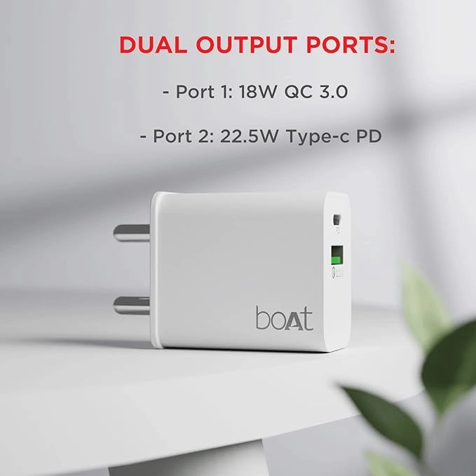 boat DV 22.5W QCPD Pd DV 22.5W QCPD White with Free PD Cable boat DV 22.5W QCPD Pd DV 22.5W QCPD White with Free PD Cable