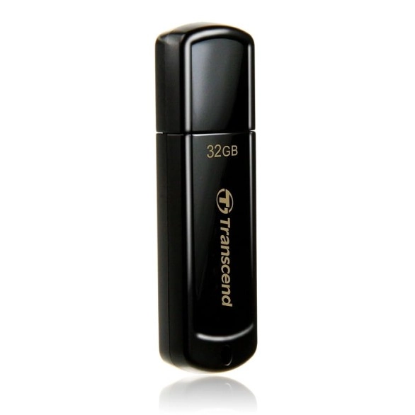 Transcend JetFlash 350 8 GB USB 2.0 Pen Drive - Black