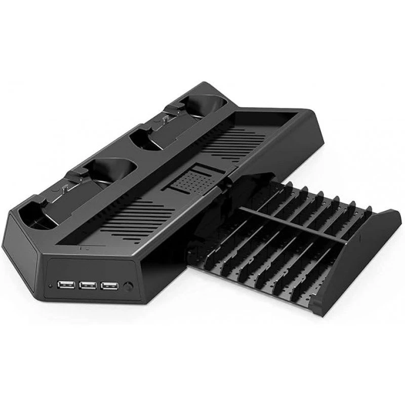 New World Universal Vertical Stand for PS4 Slim Pro Regular Playstation 4, Controller New World Universal Vertical Stand for PS4 Slim Pro Regular Playstation 4, Controller