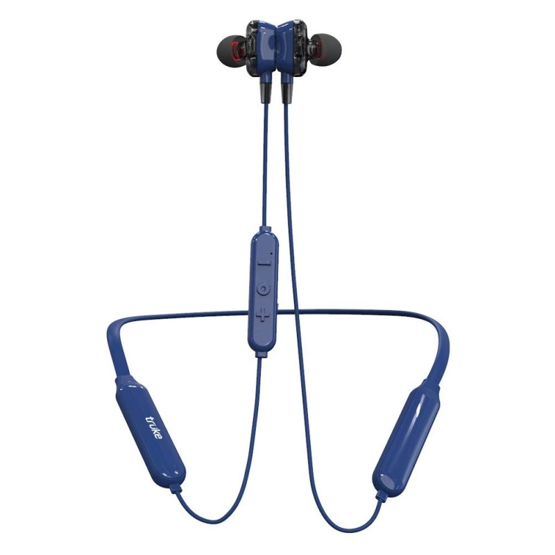 truke Yoga 1 in-Ear Neckband Wireless Bluetooth Earphones with Mic (Blue) truke Yoga 1 in-Ear Neckband Wireless Bluetooth Earphones with Mic (Blue)