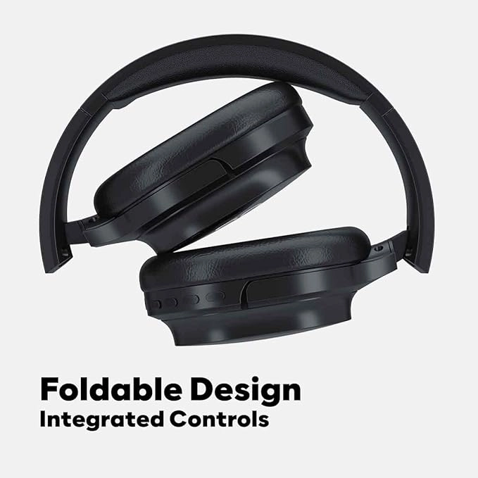 GOVO GOBOLD 600 Bluetooth Wireless On Ear Headphones with Mic, 15H Play Time, 40MM Driver, Black GOVO GOBOLD 600 Bluetooth Wireless On Ear Headphones with Mic, 15H Play Time, 40MM Driver, Black