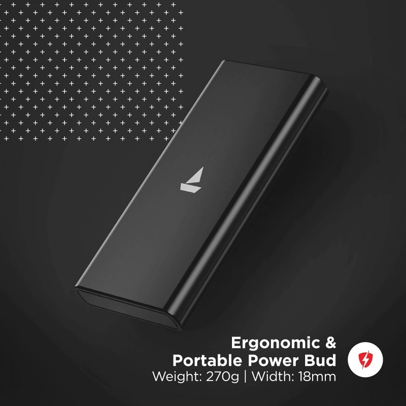 boAt Energyshroom PB500 Wireless Power Bank(Carbon Black)