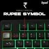 Dyazo Wired Gaming Keyboard and Mouse Combo Static RGB Static Light (only 2 Modes on & Off) for Windows Compatible for PC, Laptop (Black)