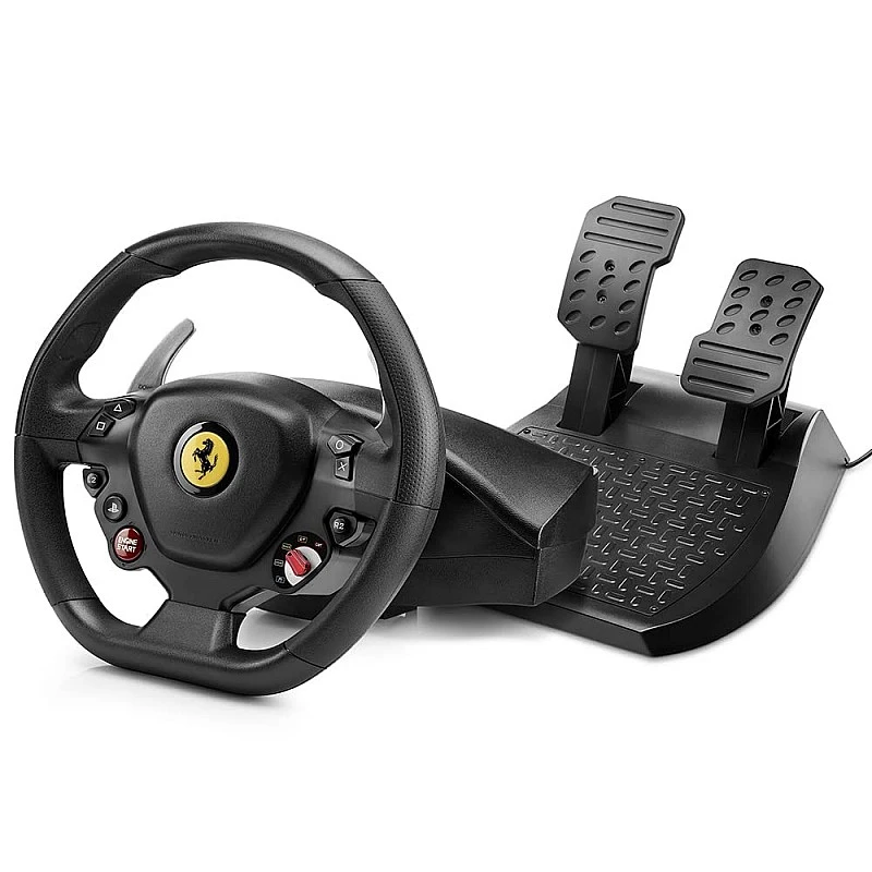 ThrustMaster T80 Ferrari 488 GTB Edition Racing Wheel for PS5 / PS4 / PC - Officially Licensed by Ferrari ThrustMaster T80 Ferrari 488 GTB Edition Racing Wheel for PS5 / PS4 / PC - Officially Licensed by Ferrari