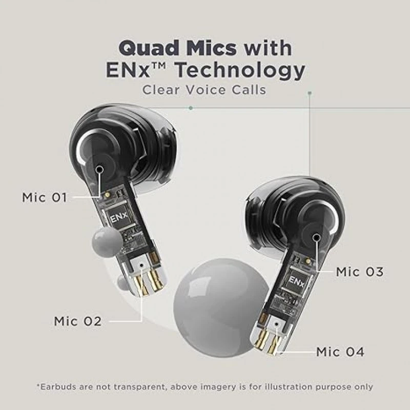 boAt Airdopes Atom 81 Truly Wireless in Ear Ear Buds w/Upto 50H Playtime, Quad Mics ENx Tech, 13MM Drivers,Super Low Latency(50ms), ASAP Charge, BT v5.3 boAt Airdopes Atom 81 Truly Wireless in Ear Ear Buds w/Upto 50H Playtime, Quad Mics ENx Tech, 13MM Drivers,Super Low Latency(50ms), ASAP Charge, BT v5.3
