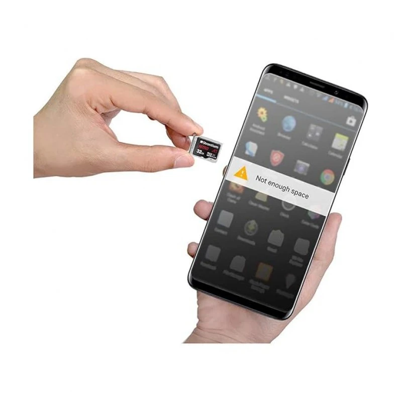 Strontium Nitro A1 32GB Micro SDHC Memory Card 100MB/s A1 UHS-I U1 Class 10 with High Speed Adapter Strontium Nitro A1 32GB Micro SDHC Memory Card 100MB/s A1 UHS-I U1 Class 10 with High Speed Adapter